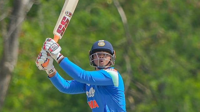 Vaibhav Sooryavanshi's 94 off 29 Balls Sets New List A Fifty Record vs Sri Lanka A Vaibhav Sooryavanshi's 94 off 29 Balls Sets New List A Fifty Record vs Sri Lanka A