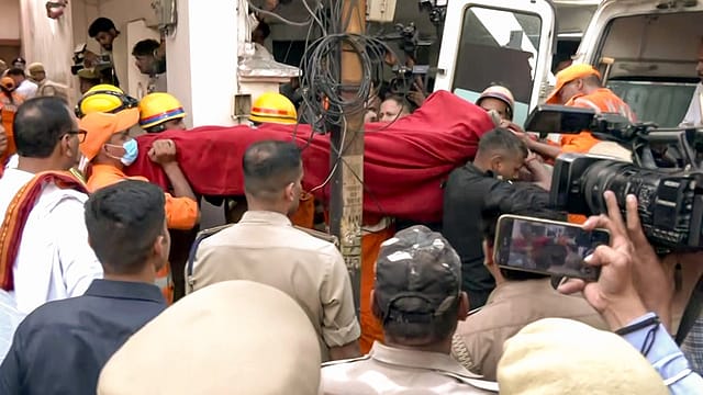 Lucknow Coaching Centre Fire: At Least 11 Dead, Rescue Ops Near Completion in Aliganj