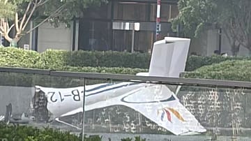 Watch | Small Aircraft Appears to Crash Into Beijing's Tallest Skyscraper, Debris Falls