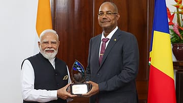 PM Modi Conferred Seychelles’ Highest Honour ‘Guardian of the Blue Horizon’