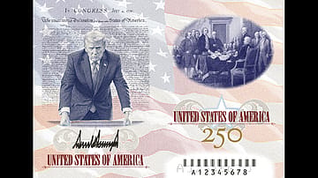‘Welcome, But Be Good!’: Trump Reveals Commemorative U.S. Passport Featuring his Image