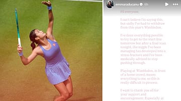Emma Raducanu Pulls Out of Wimbledon After Stress Fracture Blow
