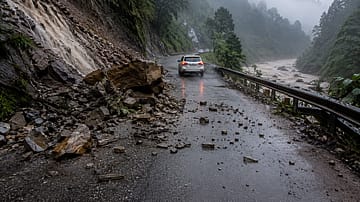 Himachal Pradesh Monsoon Havoc: Six Dead, 35 Roads Blocked Amid Heavy Rainfall