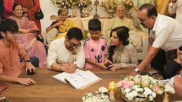 Aamir Khan, Gauri Spratt Tie the Knot; First Wedding Photos Surface
