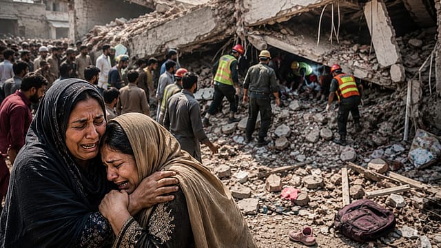 14 Children Dead After Lahore Roof Collapse Exposes Pakistan's State Neglect 14 Children Dead After Lahore Roof Collapse Exposes Pakistan's State Neglect