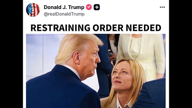 Trump-Meloni Rift Escalates: ‘Restraining Order Needed,’ Says US President Trump-Meloni Rift Escalates: ‘Restraining Order Needed,’ Says US President