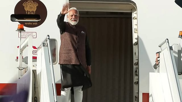 Prime Minister Narendra Modi has departed for Auckland, New Zealand. Prime Minister Narendra Modi has departed for Auckland, New Zealand.