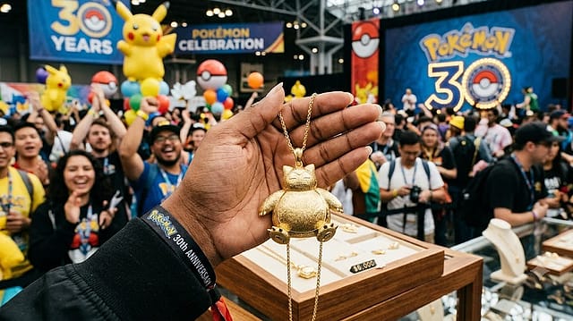 Pokémon Turns 30 and Drops a $6,000 Gold Snorlax Necklace That Fans Cannot Stop Talking About Pokémon Turns 30 and Drops a $6,000 Gold Snorlax Necklace That Fans Cannot Stop Talking About
