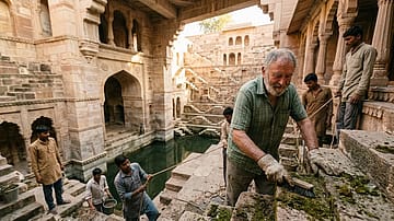 An 80-Year-Old Irishman Is Doing What India's Own Forgot To: Saving Jodhpur's Ancient Stepwells