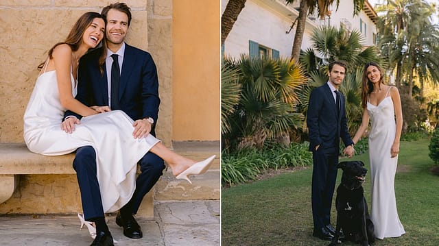 ‘Vampire Diaries’ star Paul Wesley married partner Natalie Kuckenburg in an intimate ceremony. ‘Vampire Diaries’ star Paul Wesley married partner Natalie Kuckenburg in an intimate ceremony.