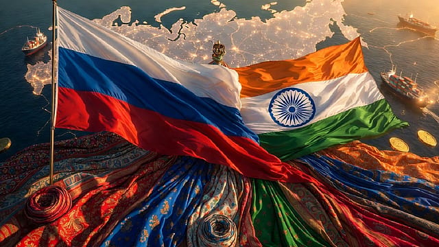 Russia aims to deepen textile ties with India through joint wool and fabric projects, using platforms like Bharat Tex to diversify bilateral trade beyond traditional sectors. Russia aims to deepen textile ties with India through joint wool and fabric projects, using platforms like Bharat Tex to diversify bilateral trade beyond traditional sectors.