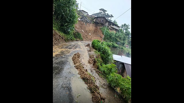 Incessant rains and a cloudburst in the wee hours of the morning in Mon, Nagaland has caused widespread destruction at various localities on Sunday. Incessant rains and a cloudburst in the wee hours of the morning in Mon, Nagaland has caused widespread destruction at various localities on Sunday.