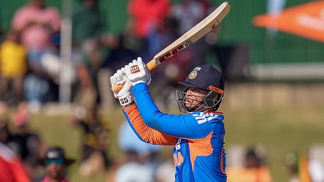 Vaibhav Sooryavanshi became the youngest batter ever to score a T20I half-century. Vaibhav Sooryavanshi became the youngest batter ever to score a T20I half-century.