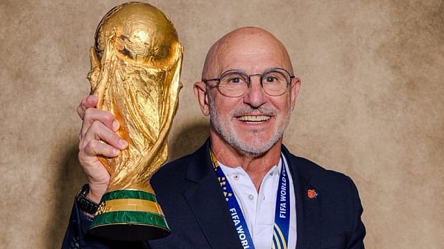 Spain head coach Luis de la Fuente Spain head coach Luis de la Fuente