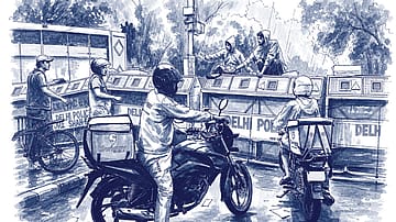 Portrait of CJP Protest