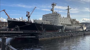 The Lenin, the world's first nuclear-powered surface vessel, transformed Arctic navigation when it entered service in 1959. Today, permanently moored as a museum in Murmansk, it has become a symbol of Russia's long-term ambitions in the Arctic