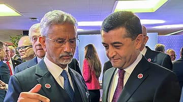 File photo: External Affairs Minister S Jaishankar with Uzbekistan Foreign Minister Bakhtiyor Saidov during a previous meeting in Washington, DC