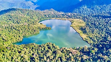 Located within the Kamlang Tiger Reserve and Wildlife Sanctuary, Glaw Lake is one of the Eastern Himalayas' most pristine freshwater ecosystems