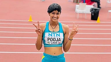 Pooja Singh rewrote the national record books earlier this year by clearing 1.93m to win Asian U20 gold Pooja Singh rewrote the national record books earlier this year by clearing 1.93m to win Asian U20 gold