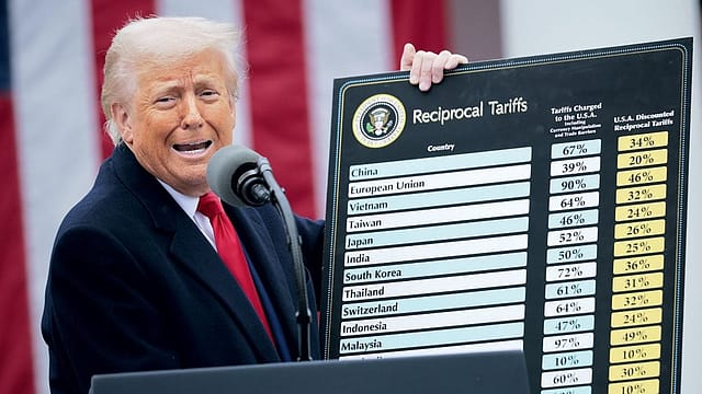 US President Donald Trump announced reciprocal tariffs at the White House, Washington DC, in April 2025 US President Donald Trump announced reciprocal tariffs at the White House, Washington DC, in April 2025