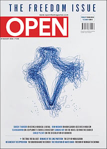 open magazine cover open magazine cover