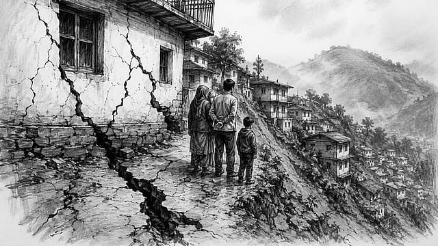 ‘We Spent Entire Nights on the Road’: A Shimla Hill is Sinking, and Families Are Watching Their Homes Crack