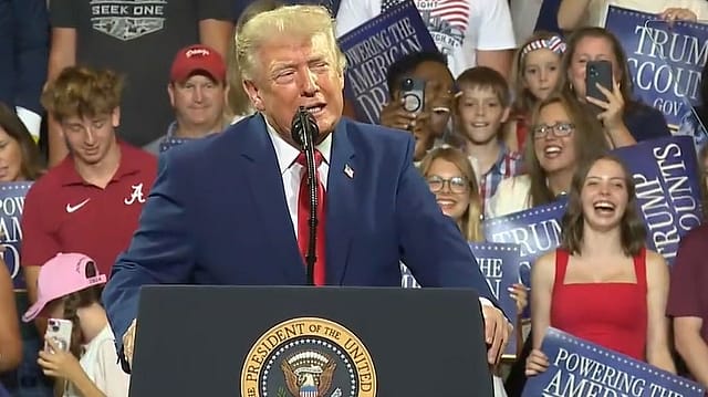At an Ohio event, supporters chanted “2028!” for Donald Trump. Hours later, asked about becoming the first US president since Franklin D Roosevelt to seek a third elected term, Trump acknowledged the tension between what he wants and what the Constitution allows At an Ohio event, supporters chanted “2028!” for Donald Trump. Hours later, asked about becoming the first US president since Franklin D Roosevelt to seek a third elected term, Trump acknowledged the tension between what he wants and what the Constitution allows