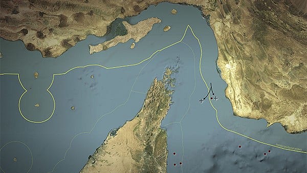 Oil contamination washes up along the shores of Qeshm Island, which Iran has attributed to "foreign military aggression" in the Strait of Hormuz Oil contamination washes up along the shores of Qeshm Island, which Iran has attributed to "foreign military aggression" in the Strait of Hormuz