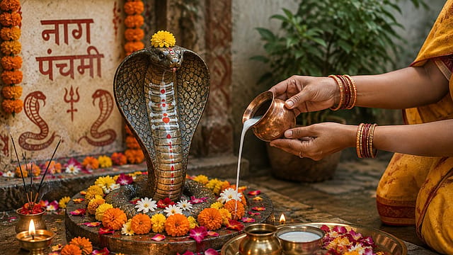 Nag Panchami, the third Shravan Somwar and Surya’s move into Leo converge on August 17, bringing three significant religious and astrological observances together on one day Nag Panchami, the third Shravan Somwar and Surya’s move into Leo converge on August 17, bringing three significant religious and astrological observances together on one day