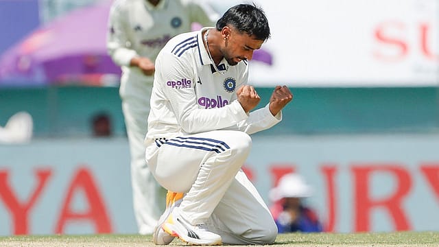 Manav Suthar picked the hard way for his Test debut and picked up two wickets along the way.
Now the young spinner enters Day 5 with an even bigger prize within reach: a match-winning finish Manav Suthar picked the hard way for his Test debut and picked up two wickets along the way.
Now the young spinner enters Day 5 with an even bigger prize within reach: a match-winning finish