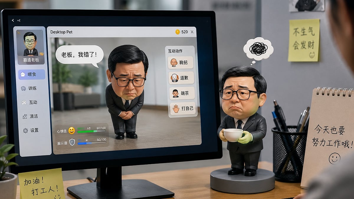 Hate Your Boss? Chinese Workers Are Turning Them Into AI Pets That Kneel and Apologise
