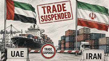 UAE halts commerce with Iran after alleging missile attacks on maritime traffic; Tehran denies it