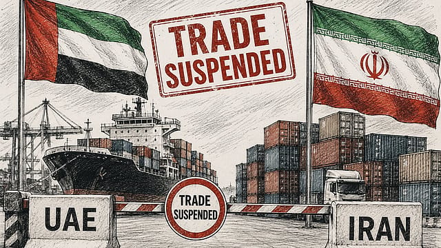Missiles, Money and Hormuz: Why the UAE Suspended Trade With Iran — And What Happens Next