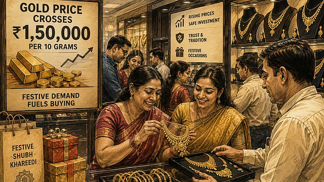 Gold Above ₹1.5 Lakh, Yet Indians Are Buying Again. What Is Driving the Festive Rush?