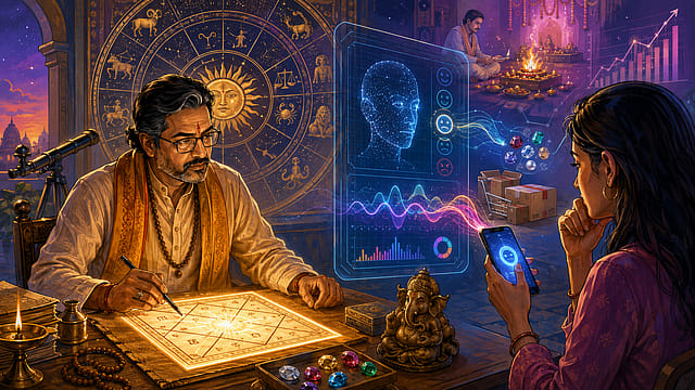 The astrologer studies the stars. The algorithm studies the customer. In InstaAstro’s new faith economy, uncertainty can travel from kundli to consultation, ritual and shopping cart The astrologer studies the stars. The algorithm studies the customer. In InstaAstro’s new faith economy, uncertainty can travel from kundli to consultation, ritual and shopping cart