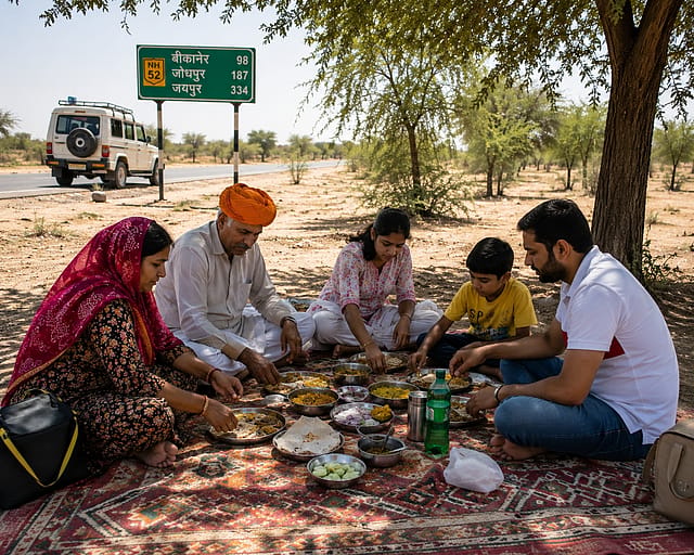 Rajasthan family’s ‘expressway picnic’ goes viral, but there’s more to the viral video than meets the eye