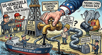 Uncle Sam taps 65 billion barrels at cost, locking out rivals and holding the master key to Venezuela’s crude. For Indian refiners waiting in line, the message is clear: the road to Venezuelan oil now runs directly through Washington