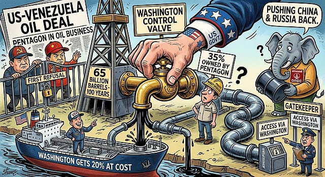 US-VENEZUELA OIL DEAL | 65 Billion Barrels, 100 Years & India’s New Crude Calculus