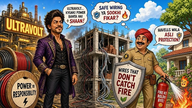Aditya Birla Group has the factory, the capital, the distribution ambition and the country’s biggest star. Havells has a sentence homeowners remember when they imagine their house on fire Aditya Birla Group has the factory, the capital, the distribution ambition and the country’s biggest star. Havells has a sentence homeowners remember when they imagine their house on fire