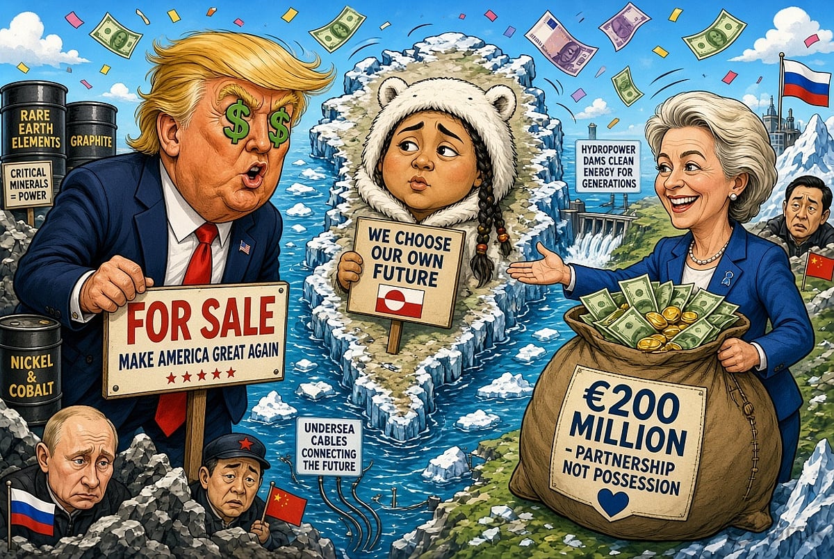 Power Control Greenland Power Struggle: Trump’s Control Push vs EU’s €200 Million ...
