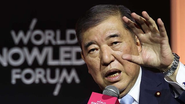Former Japanese Prime Minister Shigeru Ishiba Former Japanese Prime Minister Shigeru Ishiba