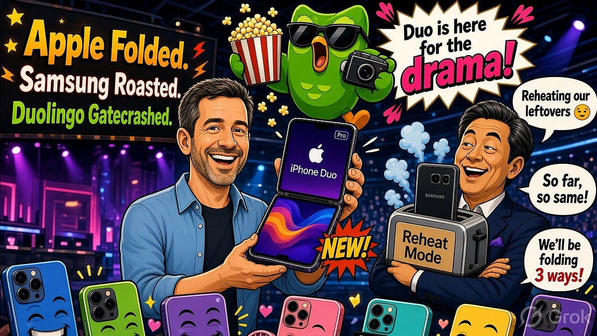 Apple Folded. Samsung Roasted. Duolingo Gatecrashed