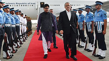 Iranian President Masoud Pezeshkian arrives at Palam Air Force Station in New Delhi on Friday for the 18th BRICS Summit. His visit comes as regional tensions put energy security and diplomatic cooperation high on the agenda