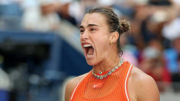 Aryna Sabalenka absorbed the pressure and powered her way into a fourth straight US Open final 