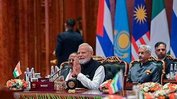 Prime Minister Narendra Modi announced the unanimous adoption of the New Delhi Declaration at the BRICS Summit on Saturday. The document warns that rising global military spending is squeezing funds needed for development in poorer countries