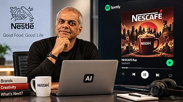 Manish Tiwary prompted AI to make a missing cover for a Nescafe rap. One album artwork later, the Nestlé India boss had accidentally prompted a much bigger question for advertising agencies