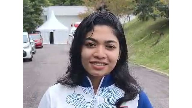 Vidarsa Vinod teams up with Elavenil Valarivan and Sonam Maskar to secure women’s 10m air rifle silver, India’s first medal at the Asian Games 2026. She credits familiar routines and preparation in Delhi for helping her settle her nerves and enjoy the competition Vidarsa Vinod teams up with Elavenil Valarivan and Sonam Maskar to secure women’s 10m air rifle silver, India’s first medal at the Asian Games 2026. She credits familiar routines and preparation in Delhi for helping her settle her nerves and enjoy the competition