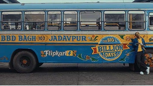 A bus conductor anchors Flipkart’s Kolkata campaign, giving the familiar call of “BBD” a shopping twist. The initials also honour Benoy, Badal and Dinesh, whose names survive in the city’s everyday routes A bus conductor anchors Flipkart’s Kolkata campaign, giving the familiar call of “BBD” a shopping twist. The initials also honour Benoy, Badal and Dinesh, whose names survive in the city’s everyday routes