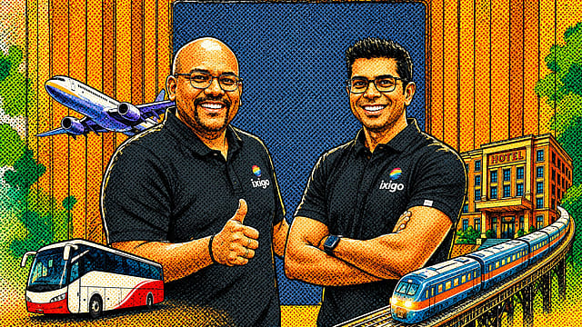 ixigo founders Aloke Bajpai (left) and Rajnish Kumar turned missed exits, personal guarantees and a failed IPO attempt into a journey back to Dalal Street ixigo founders Aloke Bajpai (left) and Rajnish Kumar turned missed exits, personal guarantees and a failed IPO attempt into a journey back to Dalal Street