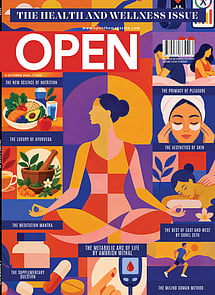 open magazine cover open magazine cover